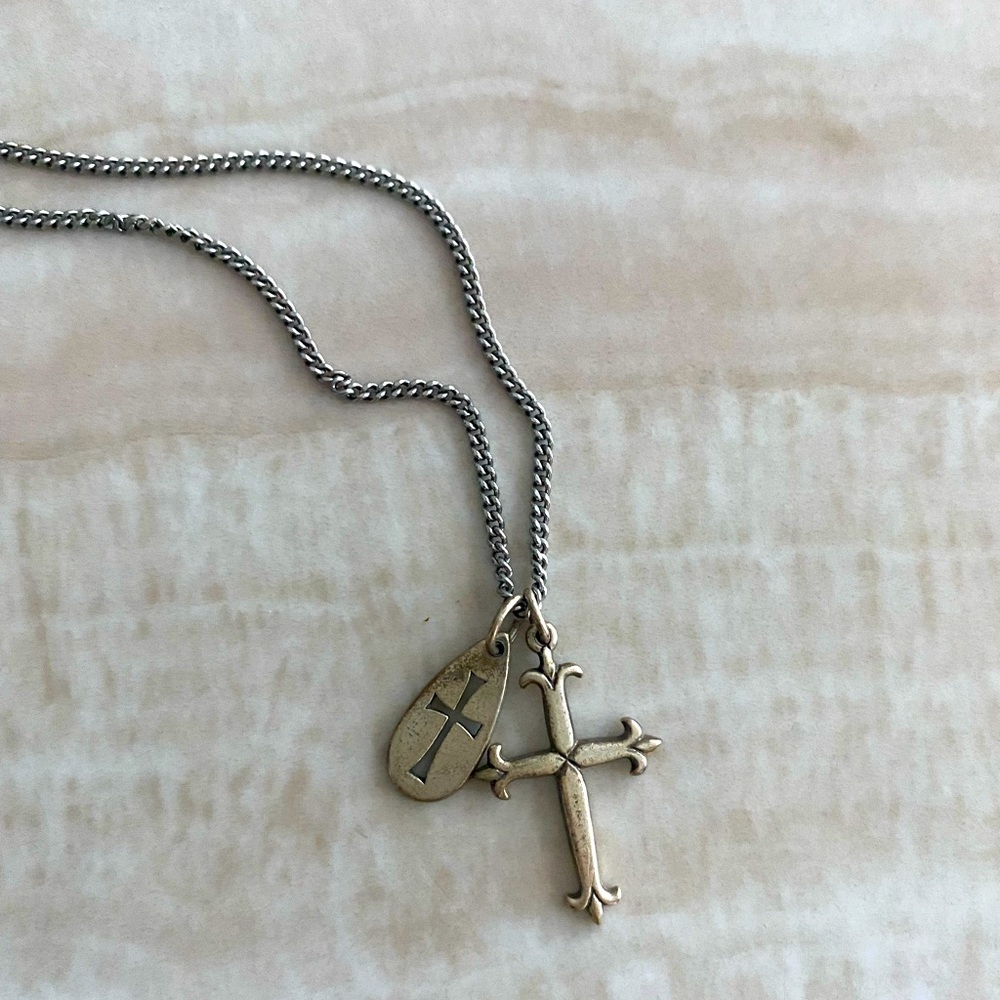Vintage James Avery necklace chain and charms